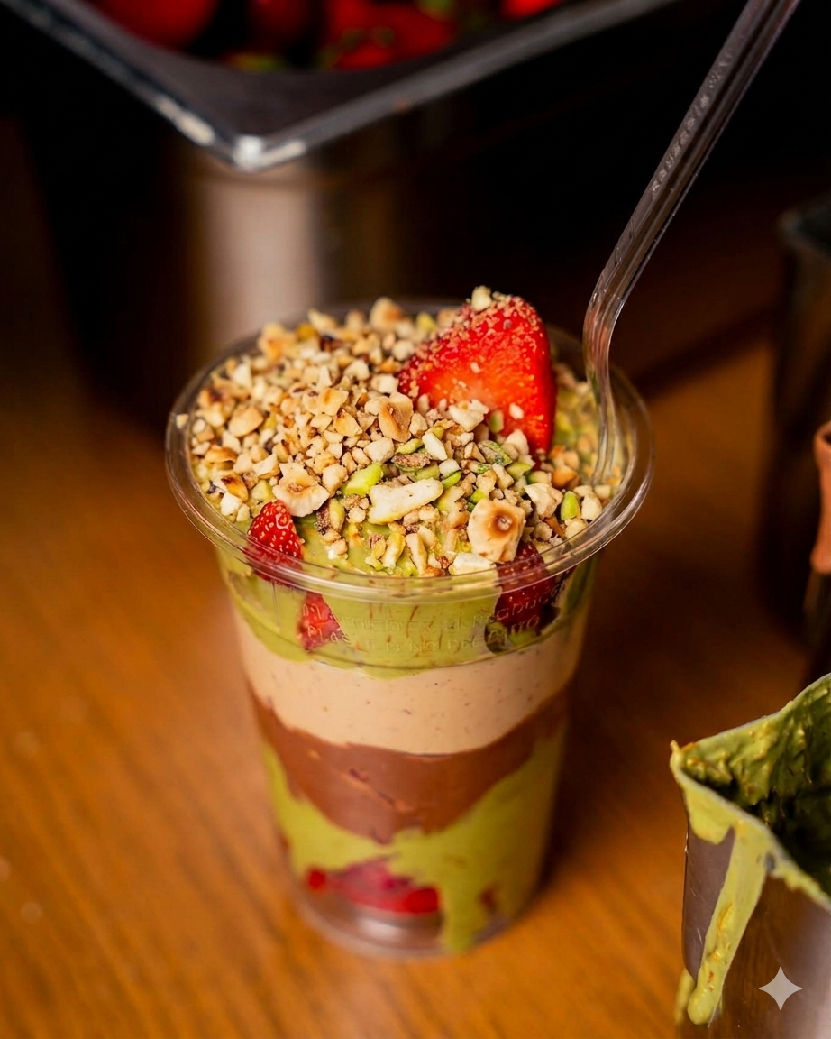 Cup creamy bueno version fraise dubaï
